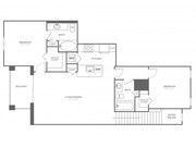 Boynton Two Bedroom Two Bath (1098 SF)