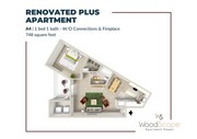 a4 washer and fireplace renovated plus