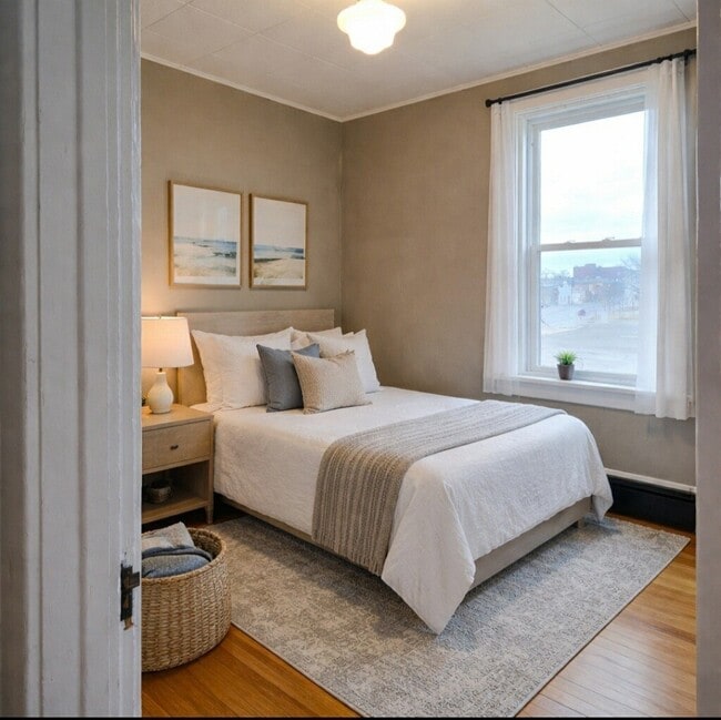 Bedroom 1 Staged - 415 E Saint Germain St