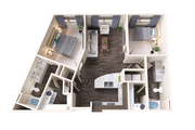 Two Bedroom Apartment in Norman, Oklahoma with Hardwood Floors
