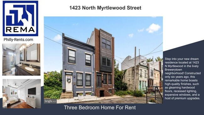 Photo - Breathtaking House for Rent in Brewerytown