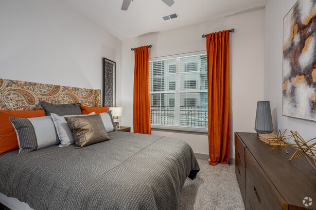 2BR, 2.5BA - 1,090SF - Primary Bedroom