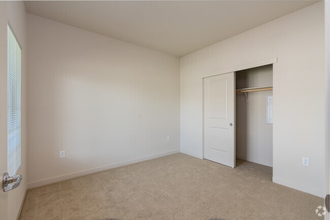 1BR, 1BA - 689SF - Bedroom - Cirby Creek Senior Apartments