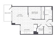 Sonnet - Urban One Bedroom - 1 Beds - 1 Baths - 525 Sq. ft.