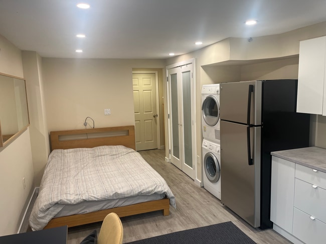 fleshly painted, new in-ceiling lights - 803 Euclid Street Northwest Unit Euclid St Studio