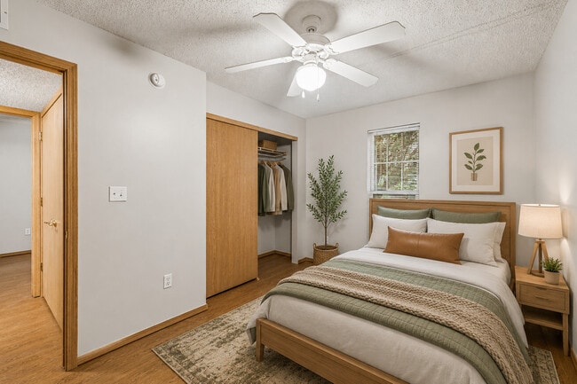Secondary Bedroom Staged - 55+ Mariner Pointe