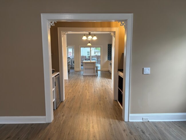 View from living room into kitchen - 302 N Sumner St