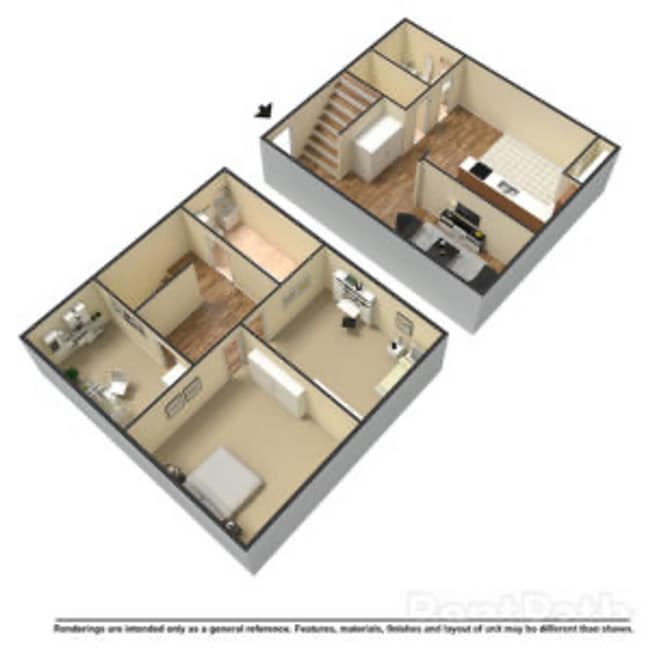 Building Photo - 1175 SqFt 3 Bedroom Townhome Unit 468-D
