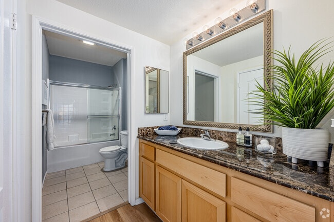 2BR, 2BA - 946SF - Primary Bathroom