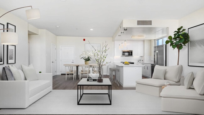 Living Room with Hard Surface Flooring