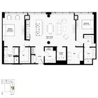 Penthouse Featuring Two Bedroom Two Bath + Den