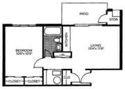 1BR/1BA