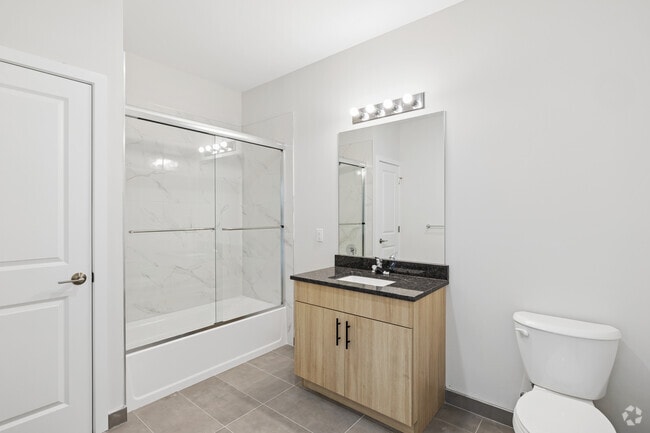 Model B - 2BR, 2BA - 1,215SF - Second Bathroom