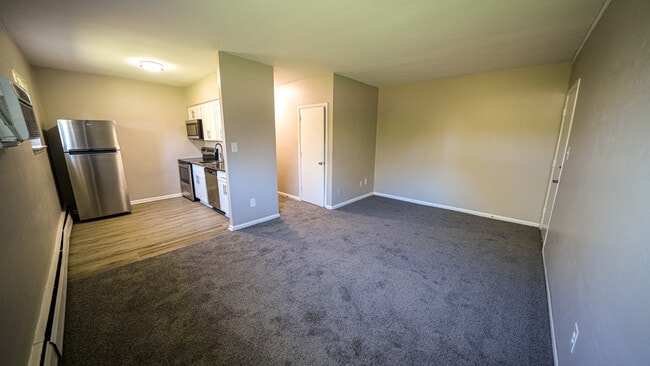 Living Room and Kitchen Unfurnished