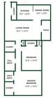 2 Bed 1.5 Bath – Hummingbird