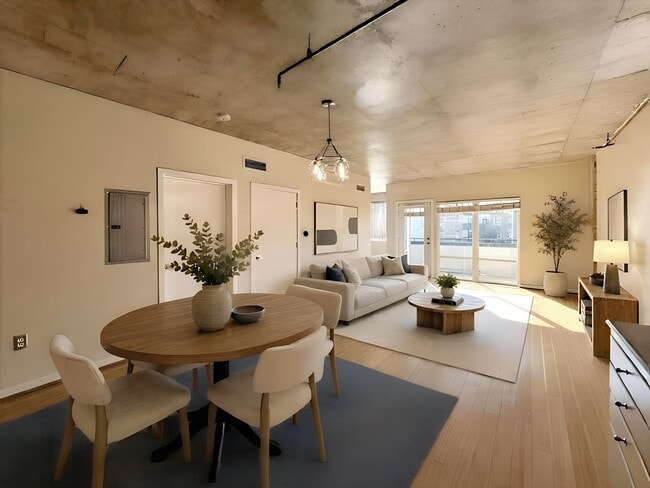 Dining and living room - 1475 Delgany St Unit 206
