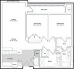 2G/2G.1/2G.2 floor plan Esplanade at National Harbor