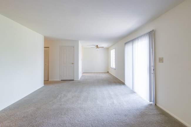 2 Bedroom Living and Dining Room Floorplan at Woodbridge of Castleton Apartments
