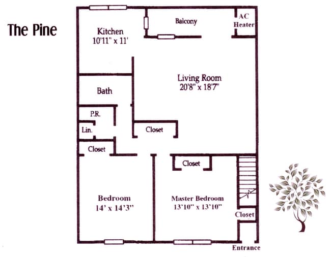 Photo - 2nd Floor: Discover private, elevated views and quiet surroundings in this sunny home, which feat... Unidad R-06