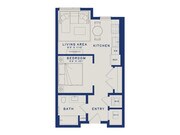 S5 | Studio | 554 sf