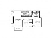 Chase C Flat | 2 Bedroom Apartment Home | LC New Albany