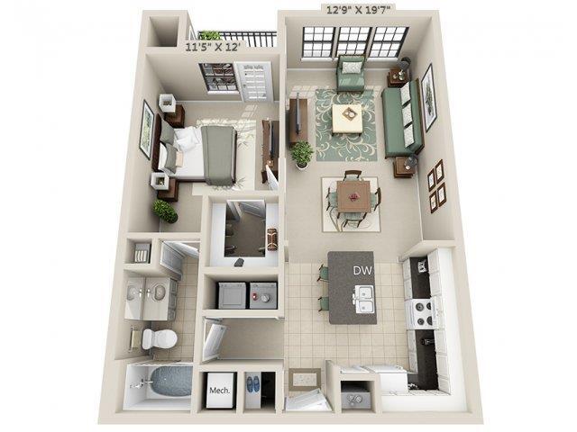 Floor Plan - Esplanade - A1