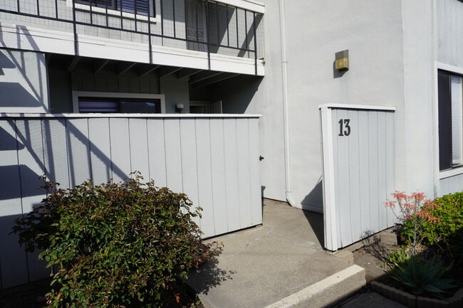 View of front patio with gate for privacy (gate not shown) - 6518 Embarcadero Dr Unit 13