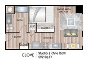 592 Square Feet