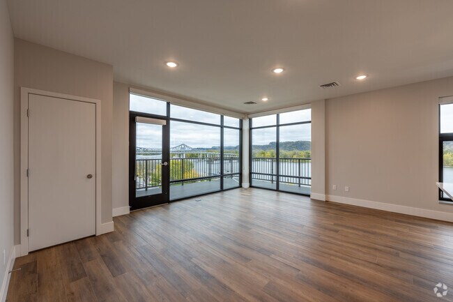 2BR, 2BA - 1,200SF - Living Room