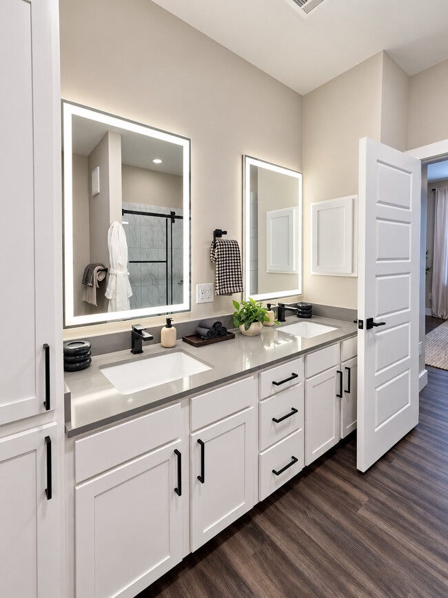 Primary Bathroom with Double Vanity