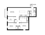 444 Welch #101 | 2+ Bed/2 Bath