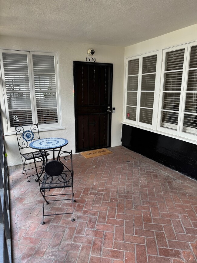 YOur own Patio and entry - 1320 S Beverly Glen Blvd Apartments Unit 1320