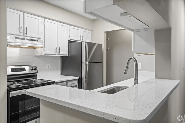 Kitchen- Recently renovated unit - Ellevate St. Ives Rental