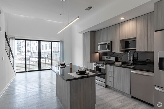 1BR, 1.5BA - 885SF (Bi-Level Loft 950)