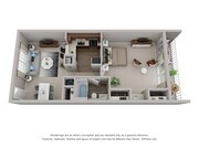 1 Bed 1 Bath | Floor Plan