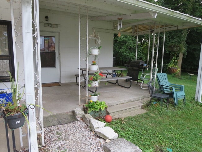 Porch with entry door. - 22 McGrath St Unit .5 Utilities Included