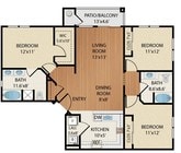 3BR/2BA