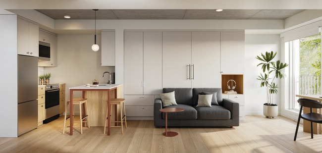 Murphy bed included - 4Point3 Student Housing