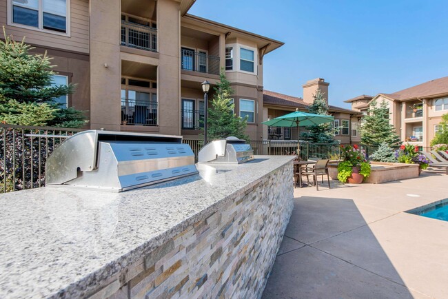 Community Outdoor grilling station - Talon Hill Apartments