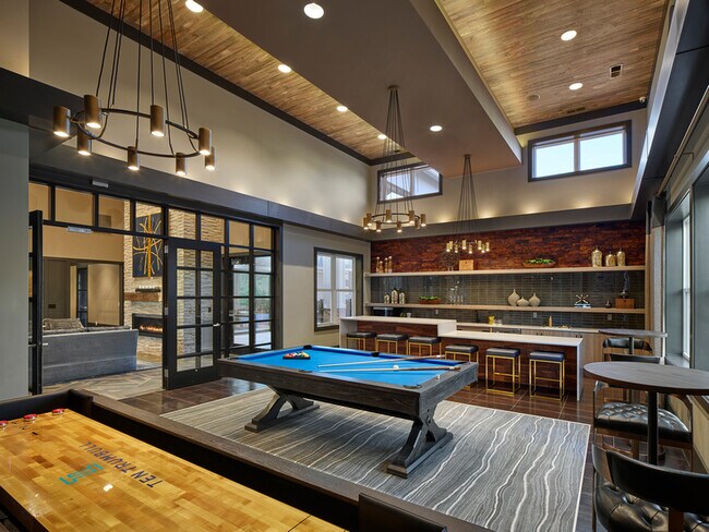 Sports Lounge with Billiard, Shuffle Board and Bar