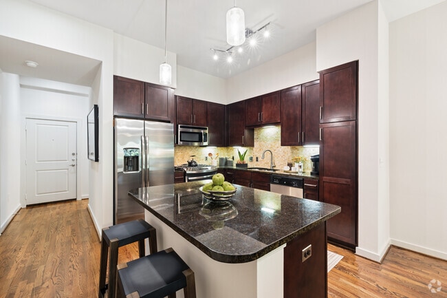A4 1BR, 1.5BA - 1,201SF - Kitchen