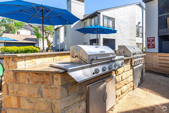 Outdoor Grills - The Bernard Apartments