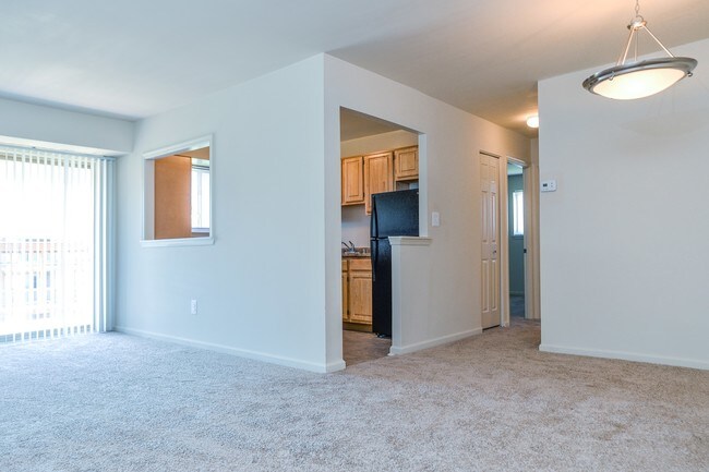 Living room with carpet