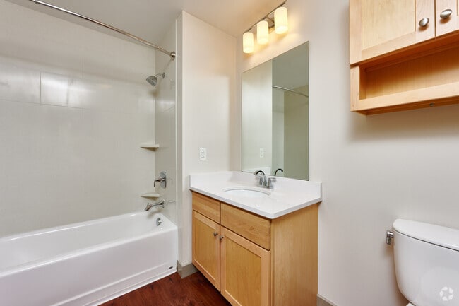1BR, 1BA - 792SF Bathroom - Mount Hope Lofts