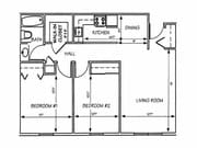 2HAB/1BA