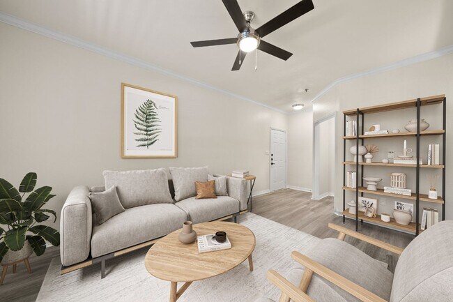 Renovated Style 2 Living Room Staged