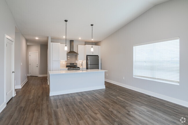 3 BR, 3 BA - 2400 SF - Living Room/Kitchen