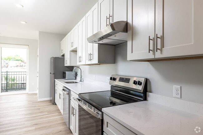 Studio - 591 SF - Kitchen - Concord at Marketplace 55+ Independent Living