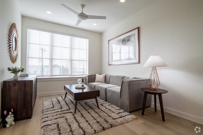 1BR, 1BA - 559SF - living room - St Mary's & Elmira Flats