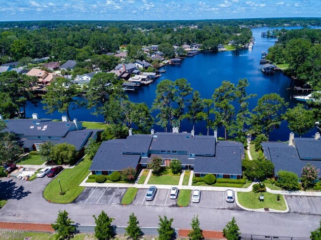 Aerial view - 5400 Water Oak Ln Townhome